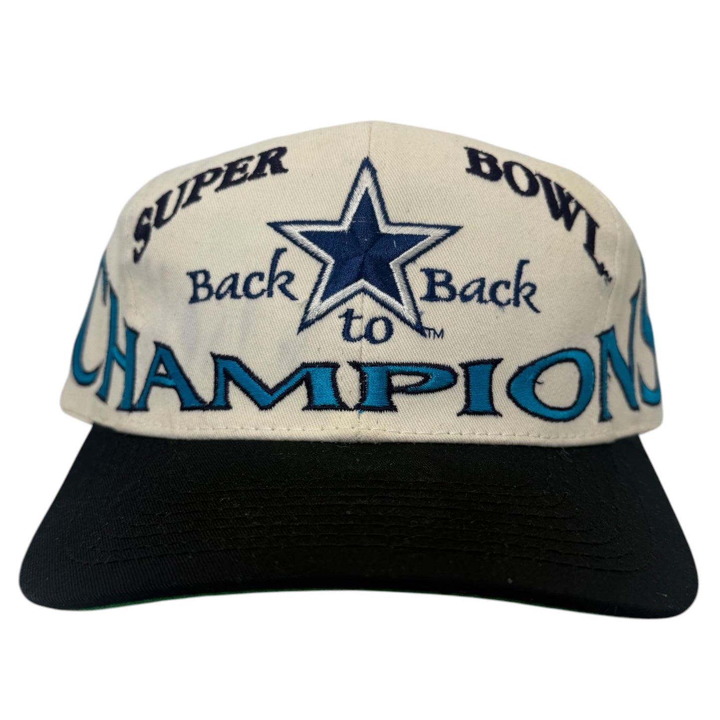 Vintage Dallas Cowboys Back to Back Champions Snapback