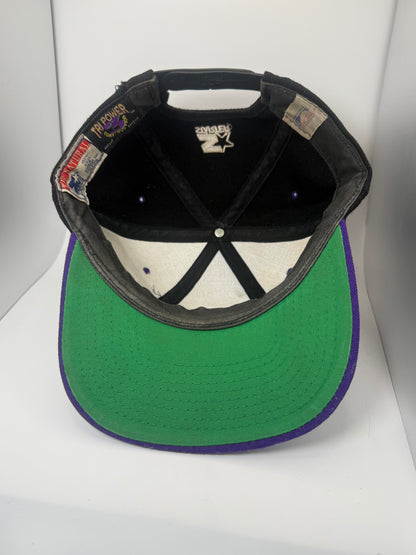 Vintage Toronto Raptors Starter Tri Panel Snapback