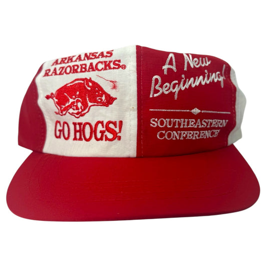 Vintage Arkansas Razorbacks SEC Pinwheel Snapback