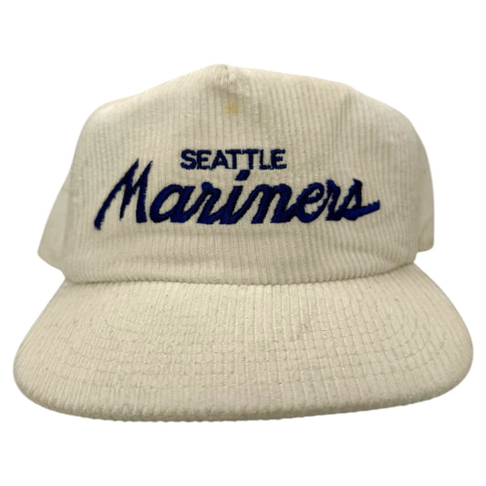 Vintage Seattle Mariners Sports Specialties Corduroy Script Hat