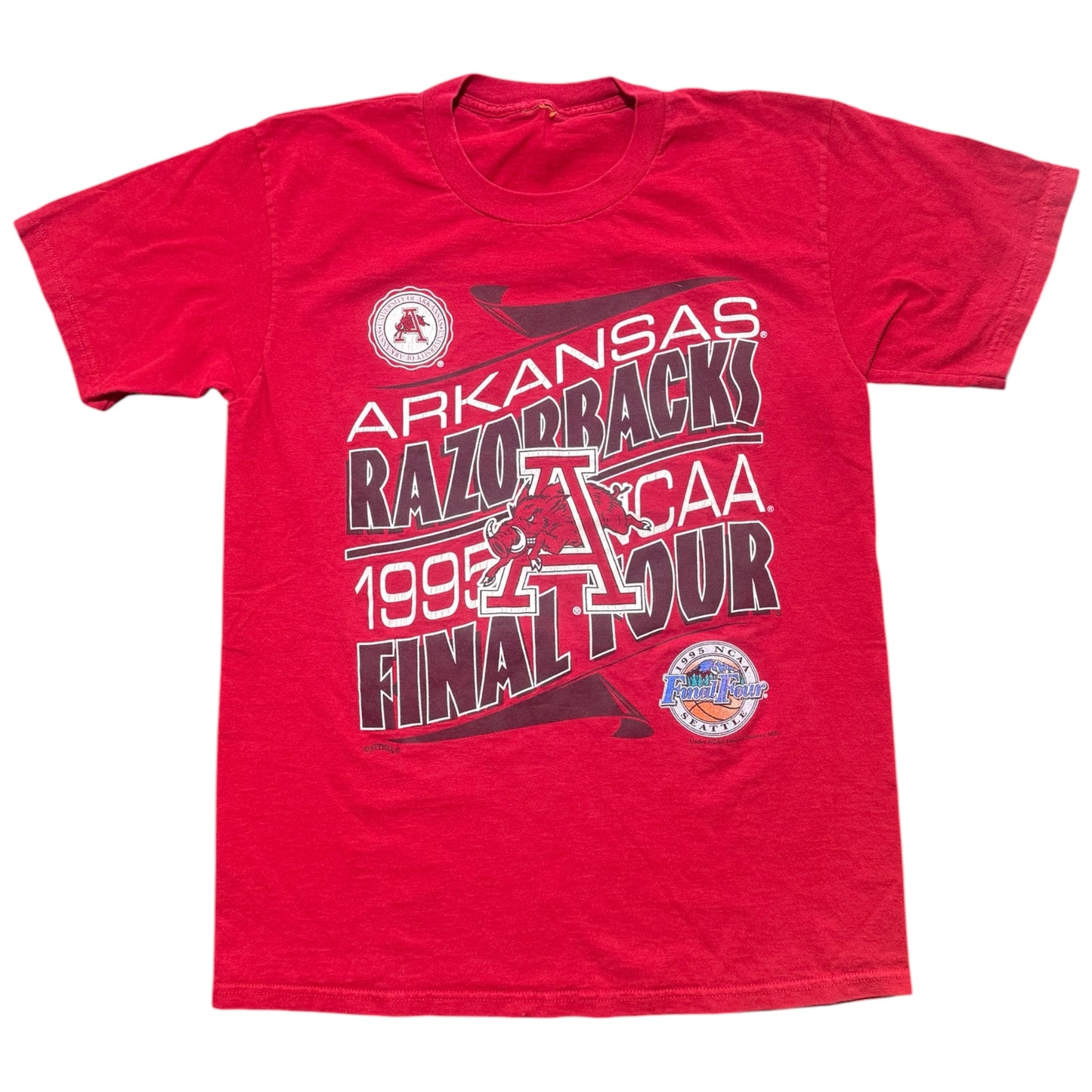 Vintage Arkansas Razorbacks 1995 Final Four Tee