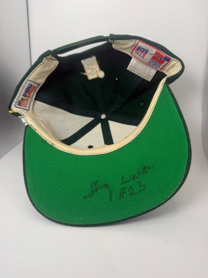 Vintage Signed Green Bay Packers Sports Specialties Grid Snapback