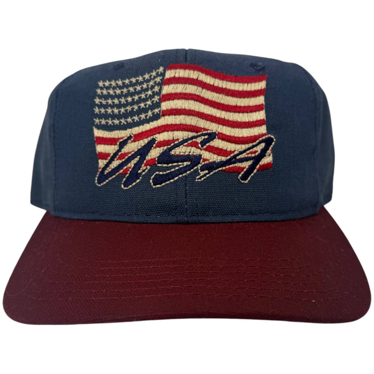 Vintage USA Flag Snapback