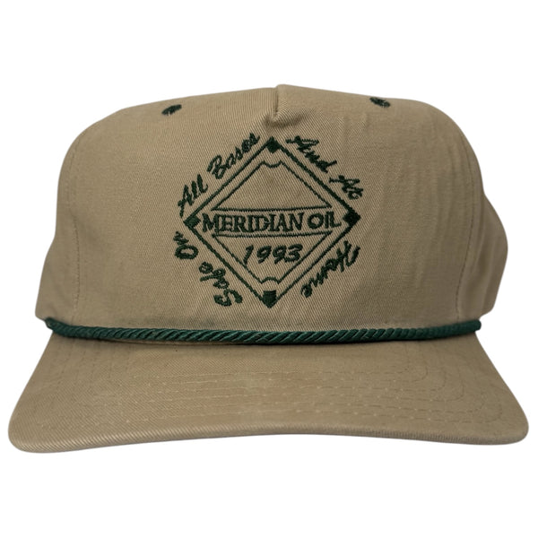 Vintage Meridian Oil 1993 Buckle Hat