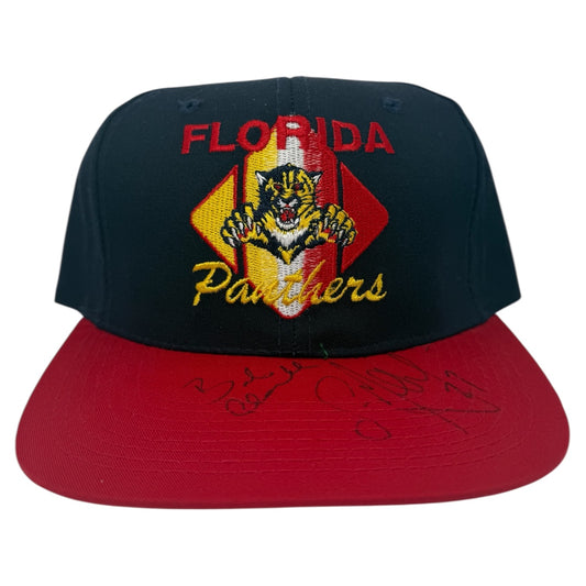 Vintage Florida Panthers CCM Signed Snapback