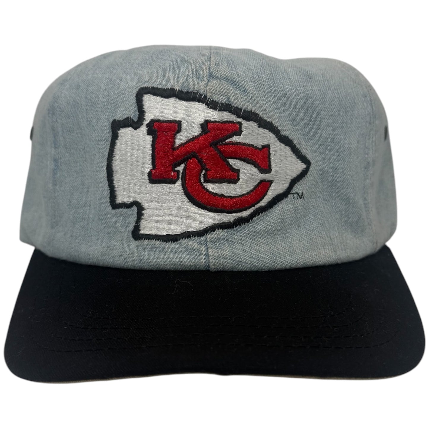 Vintage Kansas City Chiefs Denim AJD Snapback