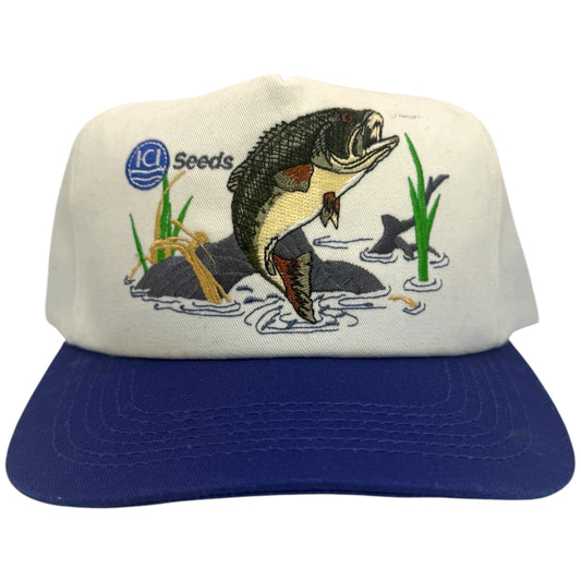Vintage ICI Seeds Bass Snapback
