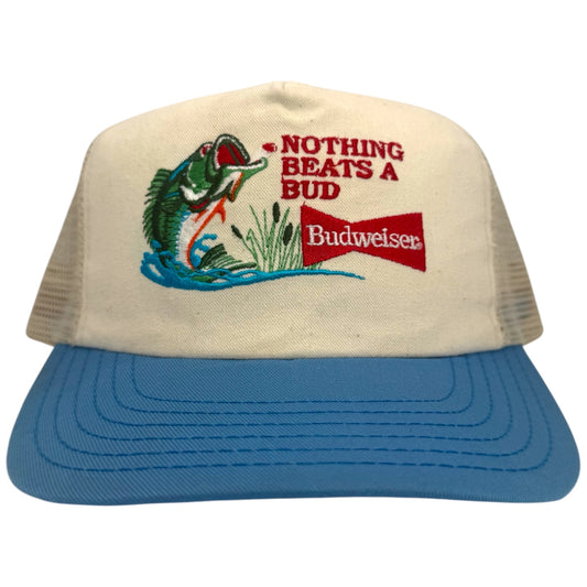 Vintage Nothing Beats a Bud Bass Snapback