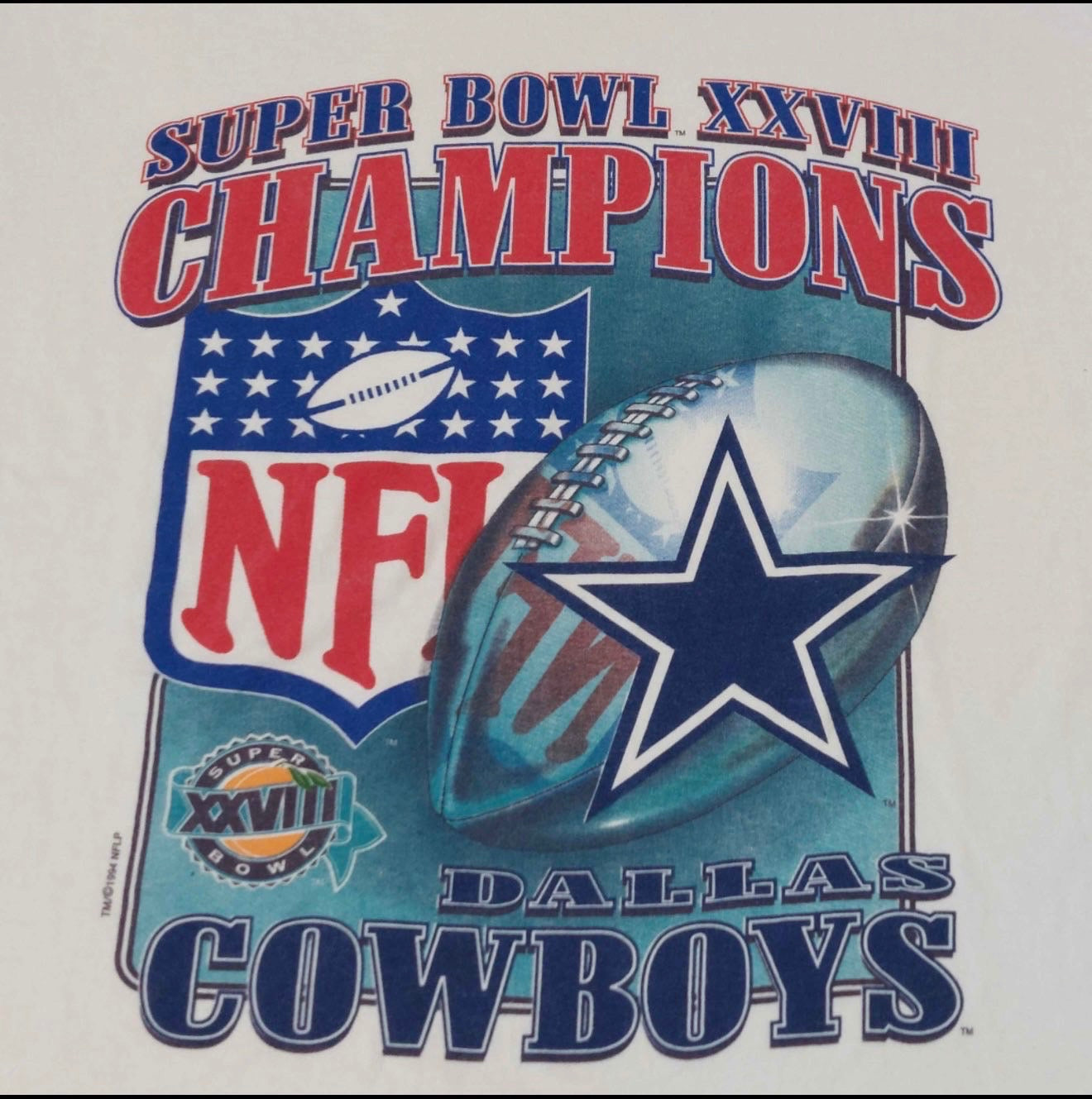 Vintage Dallas Cowboys Super Bowl XXVIII Tee