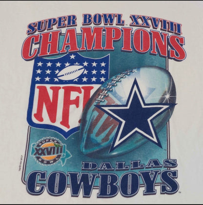 Vintage Dallas Cowboys Super Bowl XXVIII Tee