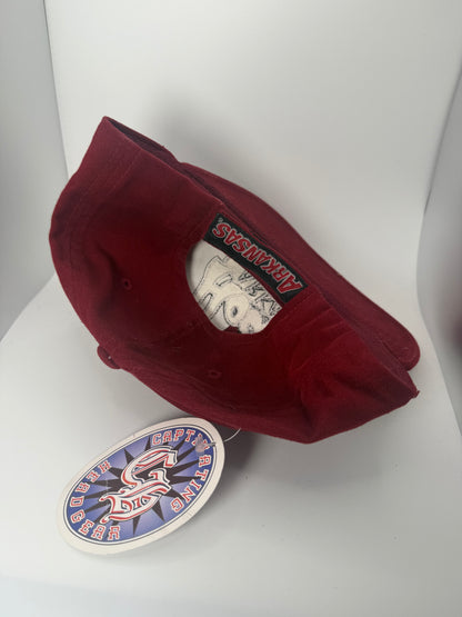 Vintage Arkansas Razorbacks Hogs Strapback