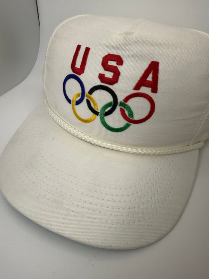 Vintage USA Olympics Buckle Hat