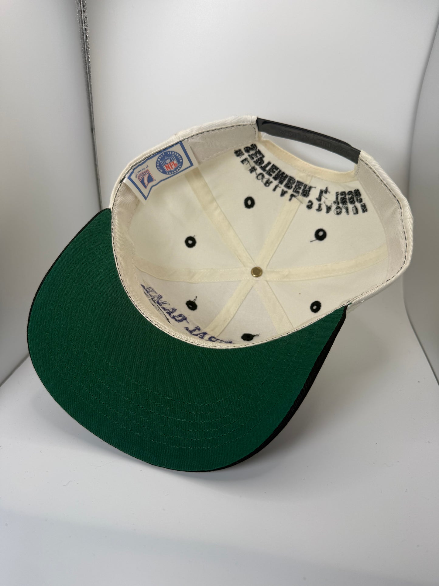 Vintage 1996 Baltimore Ravens vs Oakland Raiders Inaugural Game Snapback