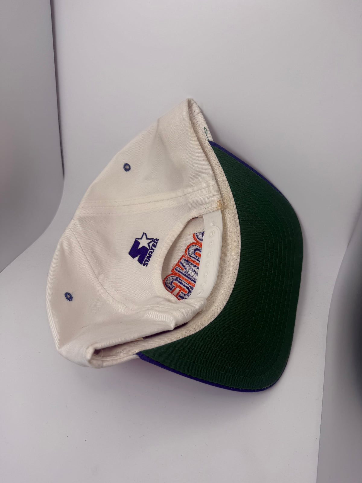Vintage Denver Broncos Starter Tri Panel Snapback