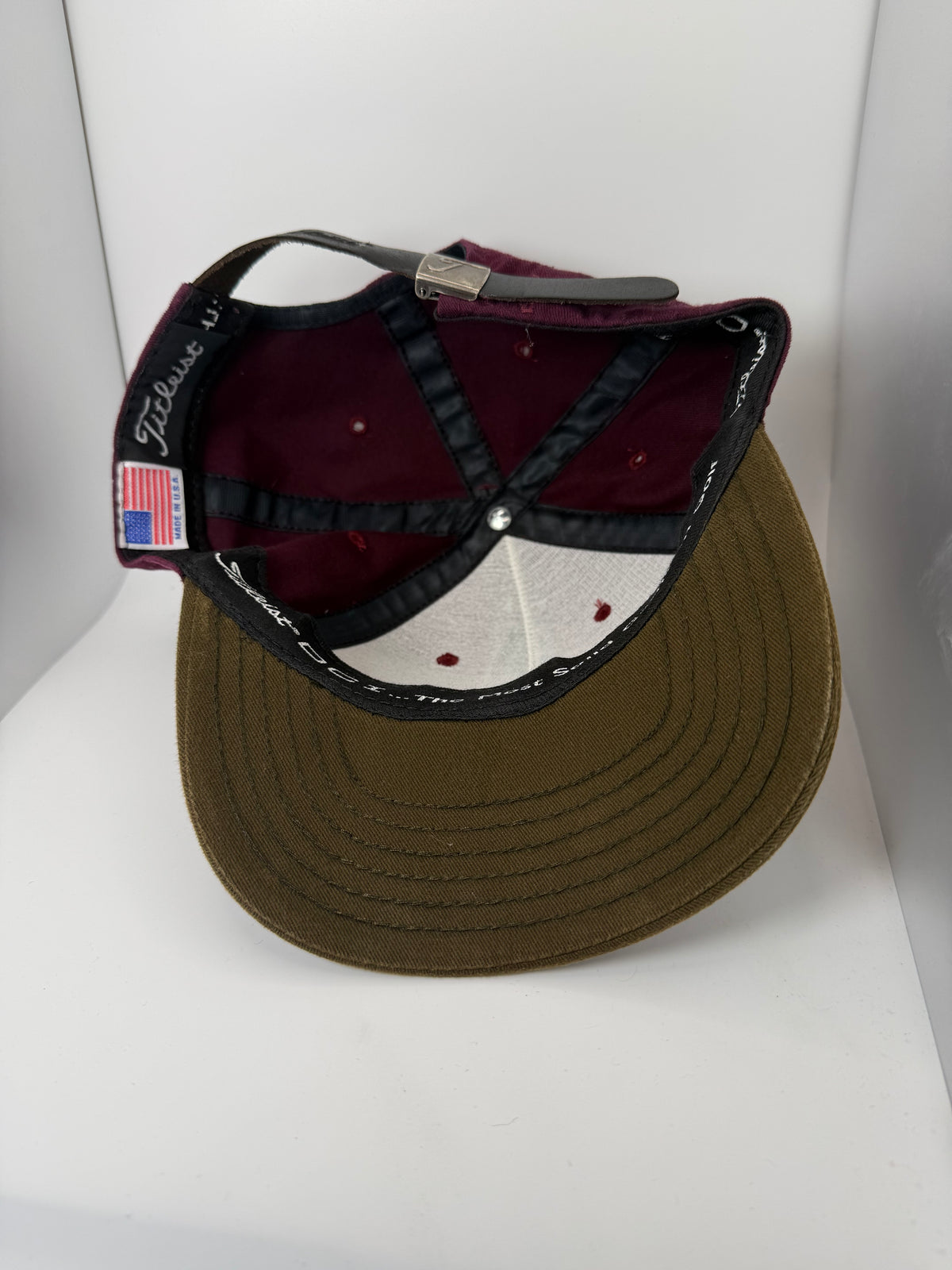 Vintage Titleist Buckle Hat