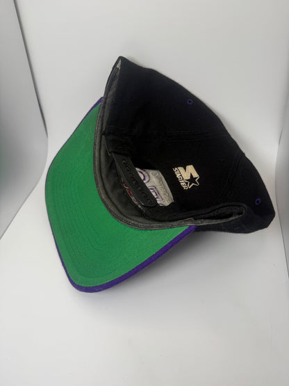 Vintage Toronto Raptors Starter Tri Panel Snapback