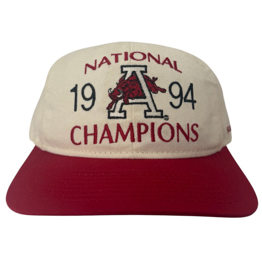 Vintage Arkansas Razorbacks 1994 Final Four Champions Snapback