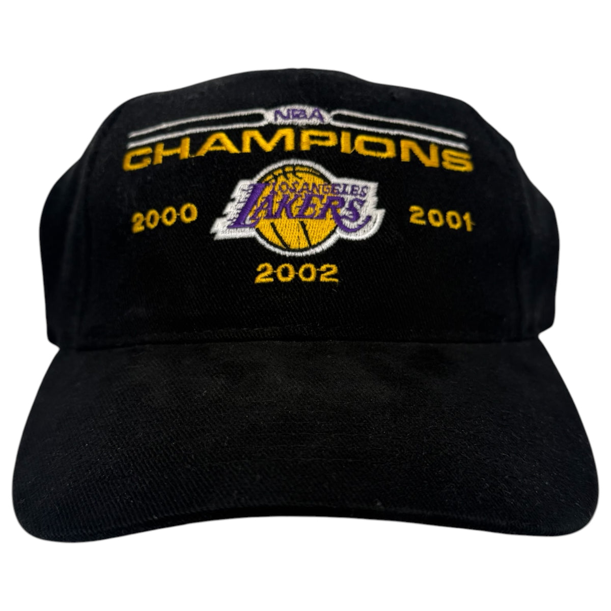Vintage Los Angeles Lakers 3-Peat NBA Champions Buckle Hat