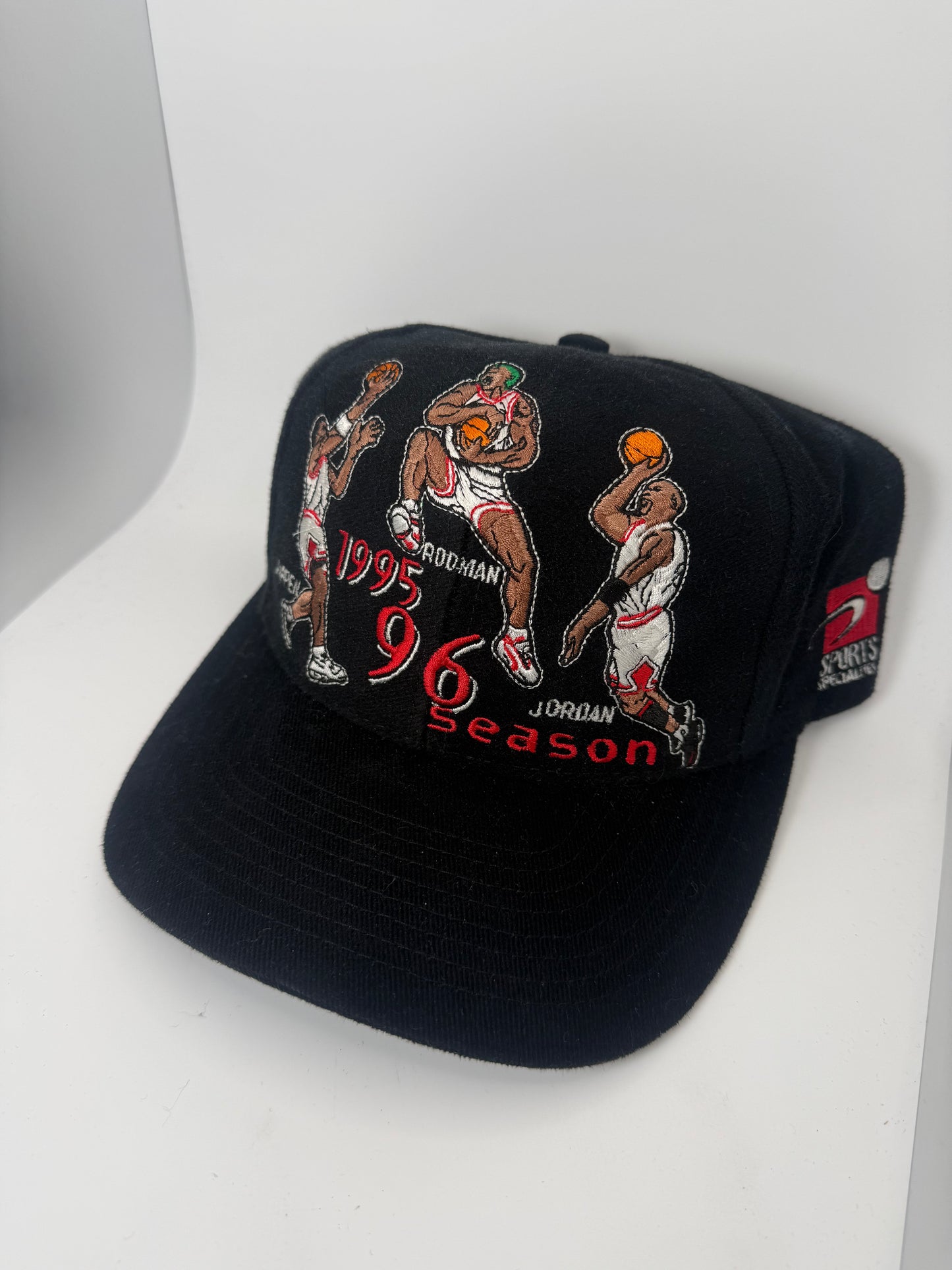 Vintage Chicago Bulls 1995-96 Sports Specialties Snapback