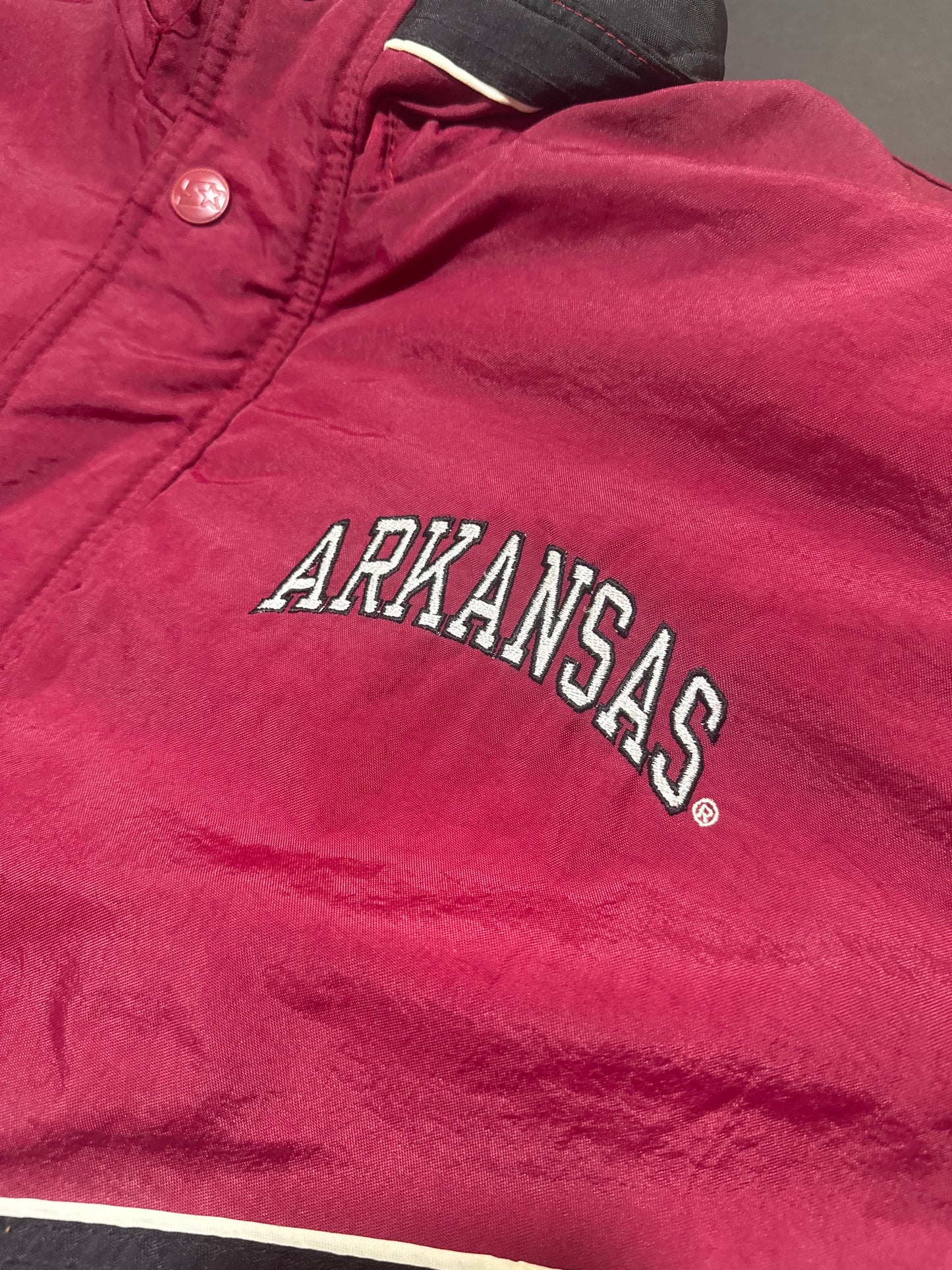 Vintage Arkansas Razorbacks Starter Jacket