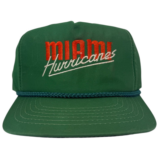 Vintage Miami Hurricanes Buckle Hat