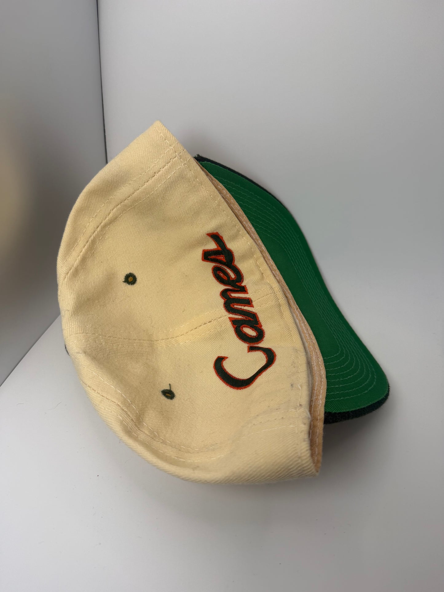 Vintage Miami Hurricanes Sports Specialties Back Script Fitted Hat