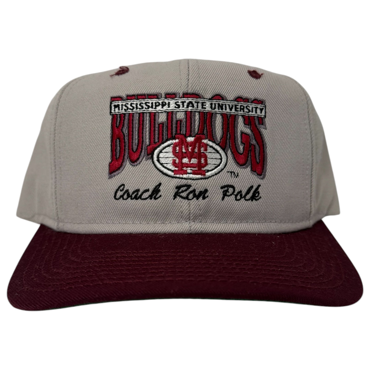 Vintage Mississippi State Bulldogs Coach Ron Polk Snapback