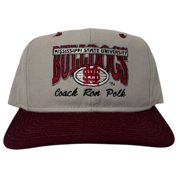 Vintage Mississippi State Bulldogs Coach Ron Polk Snapback
