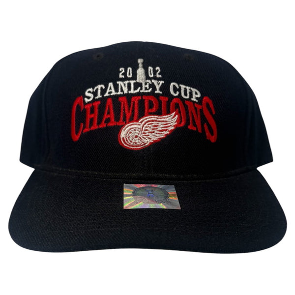 Vintage Detroit Red Wings 2002 Stanley Cup Champions Snapback