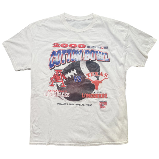 Vintage 2000 Cotton Bowl Arkansas vs Texas Tee