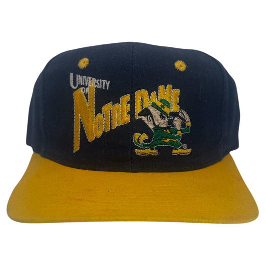 Vintage University of Notre Dame Leprechaun Snapback