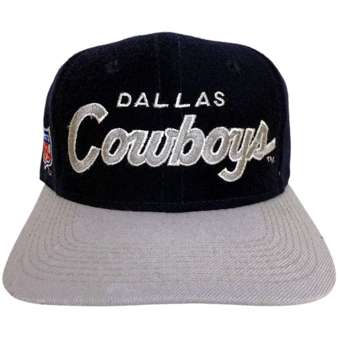 Vintage Dallas Cowboys Sports Specialties Script Fitted Hat