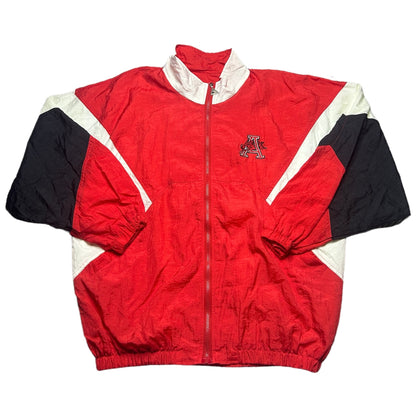 Vintage Arkansas Razorbacks Full Zip Windbreaker