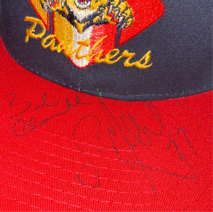 Vintage Florida Panthers CCM Signed Snapback