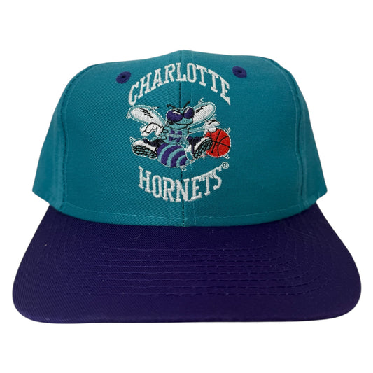 Vintage Charlotte Hornets Logo 7 Snapback