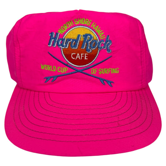 Vintage Hard Rock Cafe World Cup of Surfing Buckle Hat