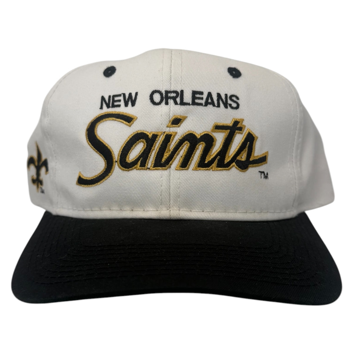 Vintage New Orleans Saints Sports Specialties Script Snapback
