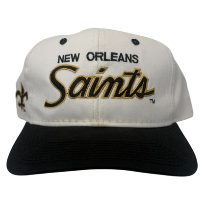 Vintage New Orleans Saints Sports Specialties Script Snapback