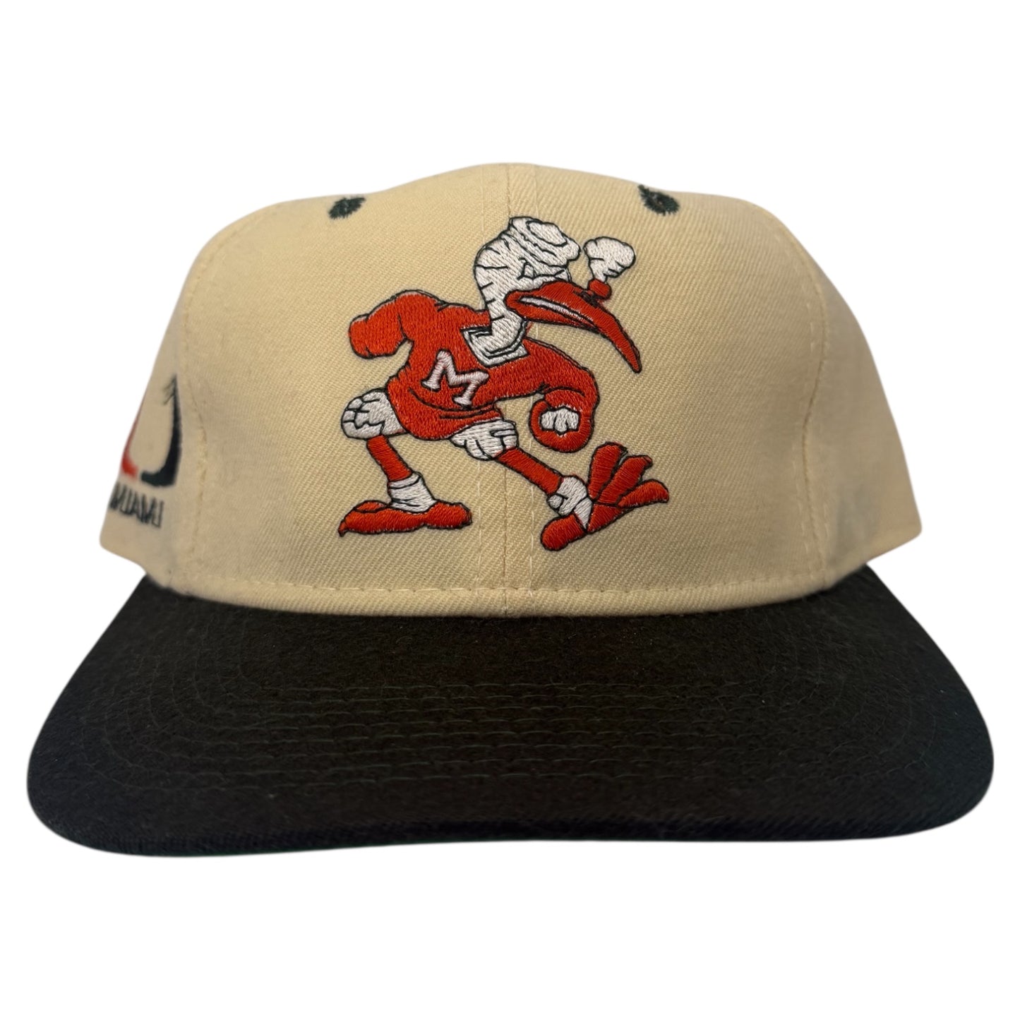 Vintage Miami Hurricanes Sports Specialties Back Script Fitted Hat